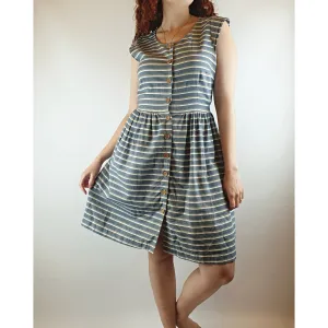 Princess Highway blue and white striped sleeveless dress size 10