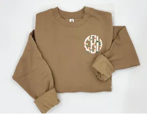 Pumpkin Monogram Oversized Sweatshirt