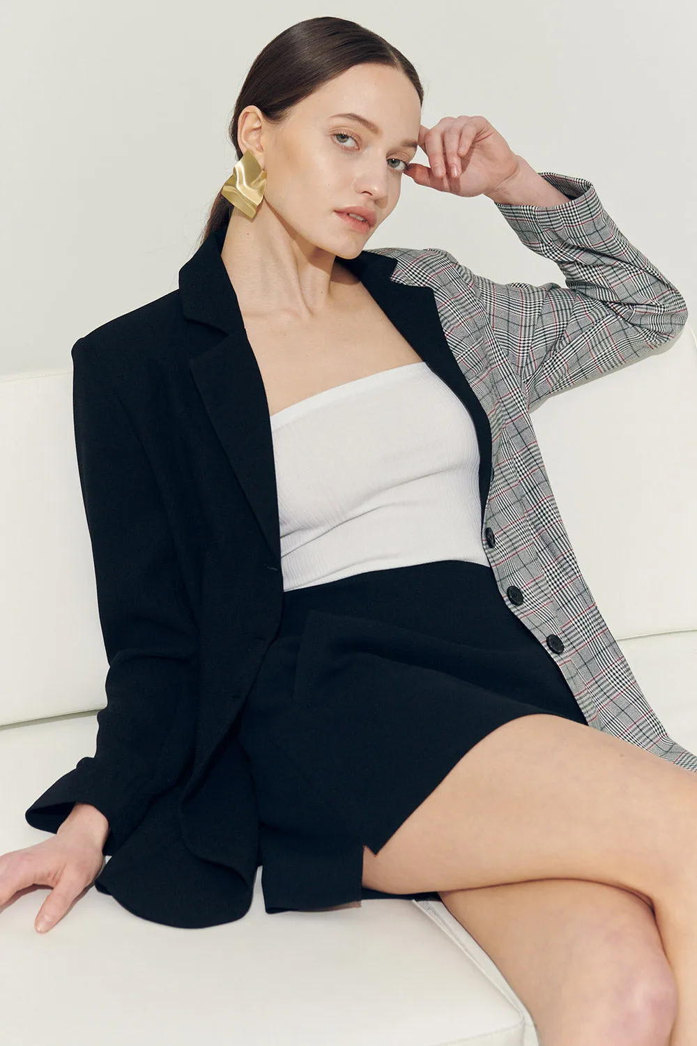 Re:born Bea Edgy Mini Skirt