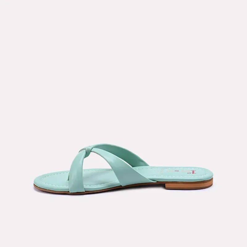Reese Light Green Casual Slippers 0412547