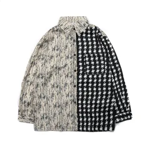 RETRO CHIC COLORBLOCK LONG SLEEVE SHIRT UB2700
