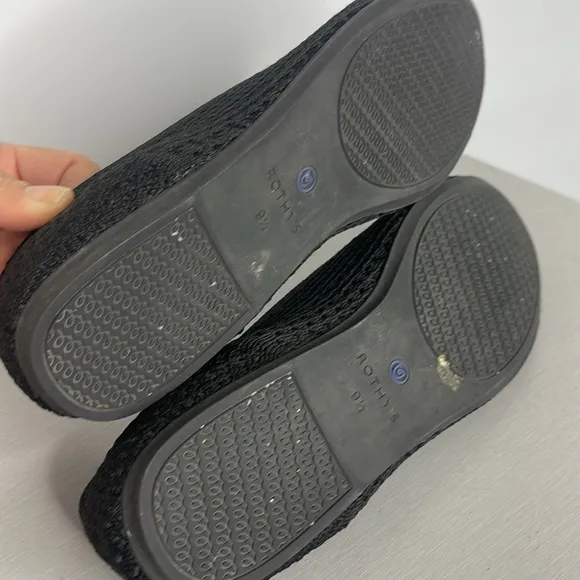Rothy’s Women’s The Loafer Black Flats Sz W9.5