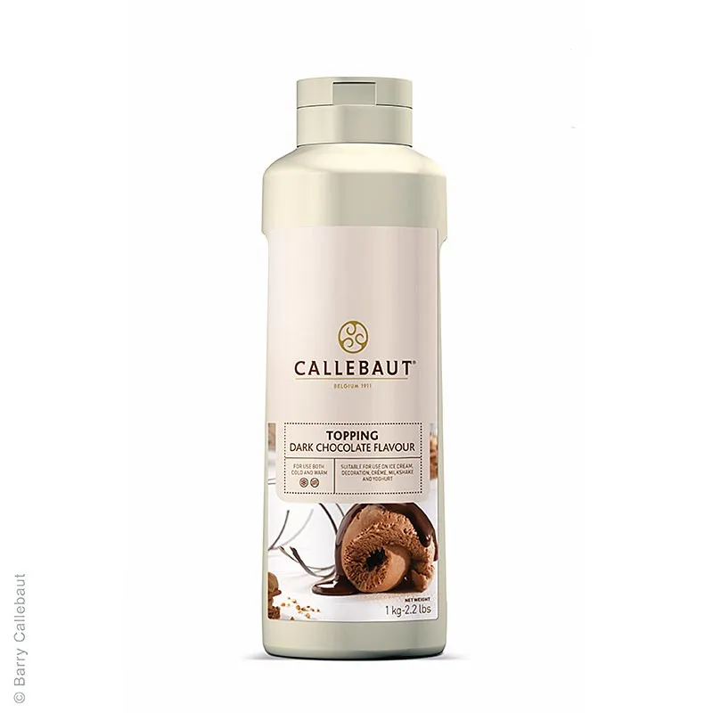Schokoladensauce, Topping, warm & kalt verwendbar, Callebaut, 1 kg