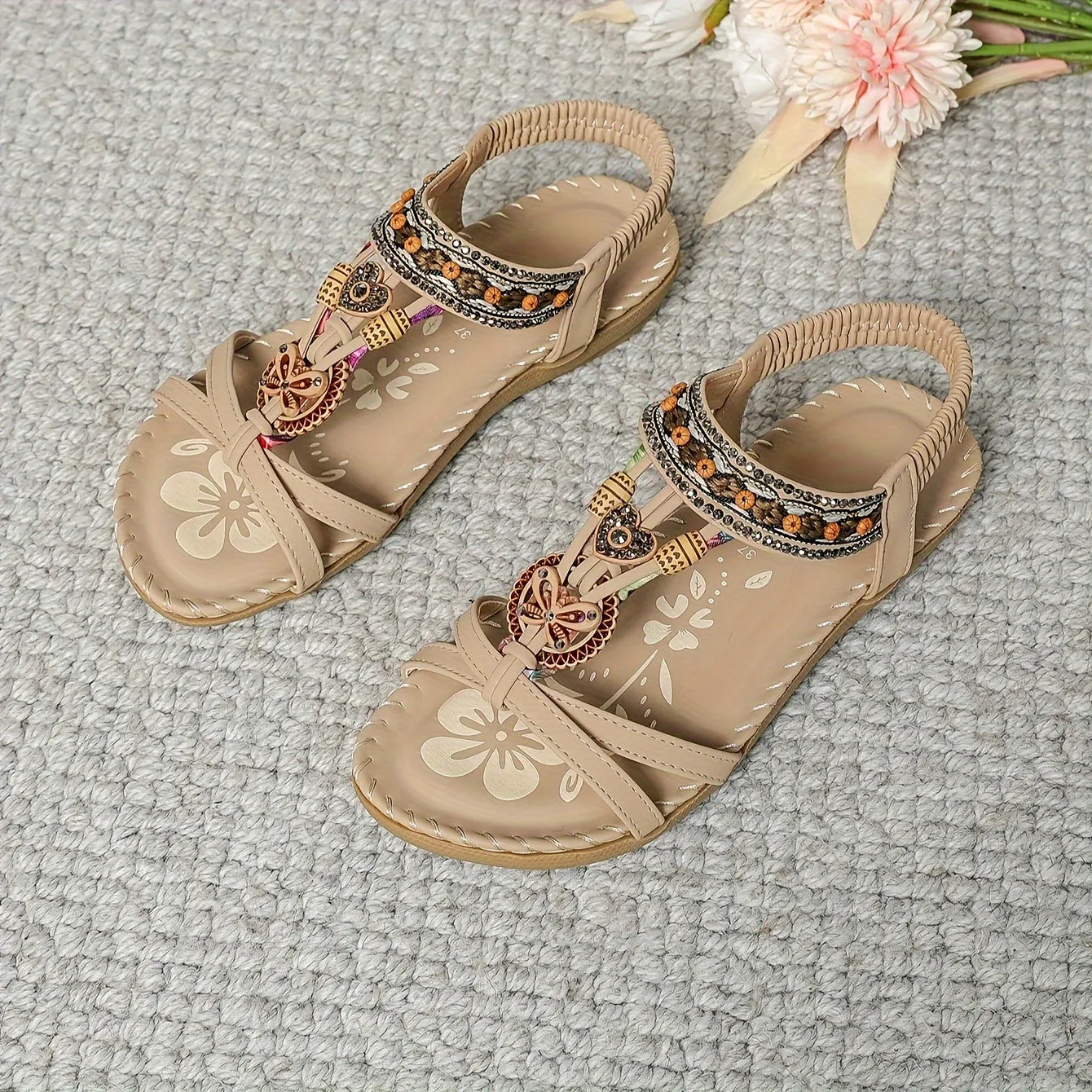 Serena - Boho Flat Sandals