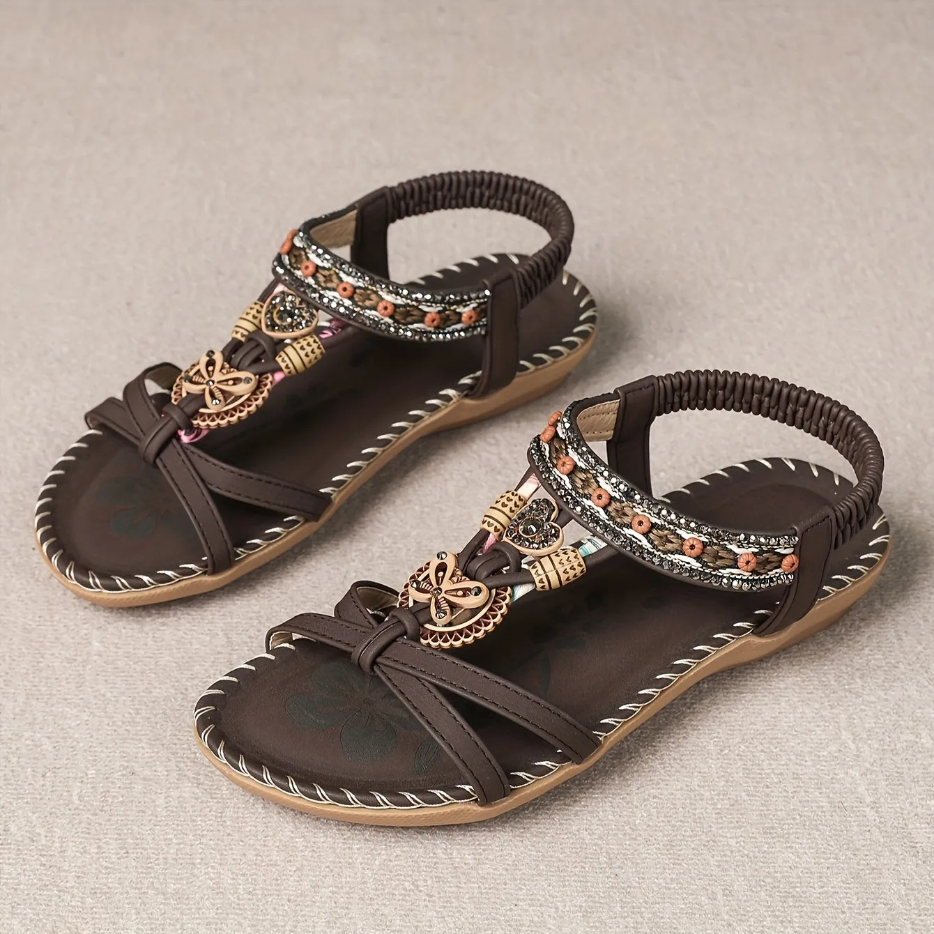 Serena - Boho Flat Sandals