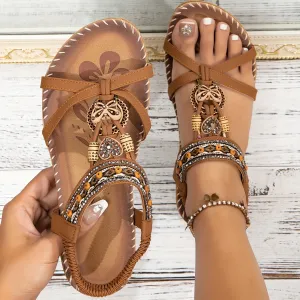 Serena - Boho Flat Sandals