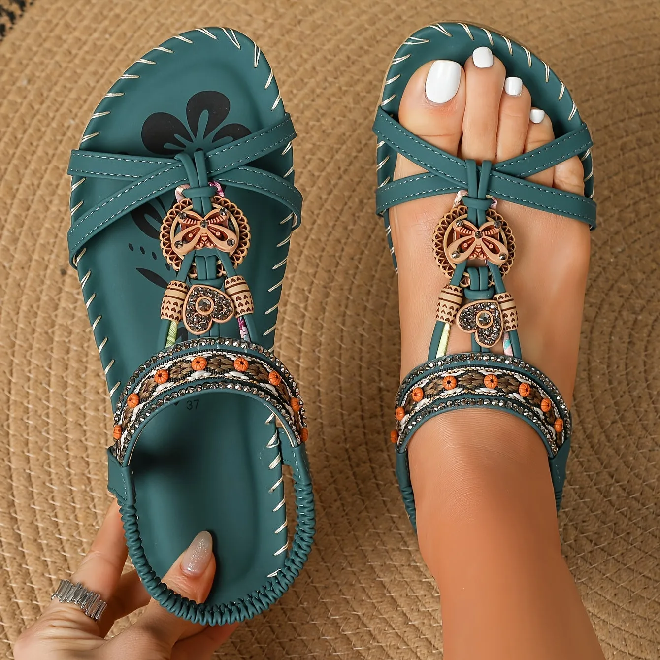 Serena - Boho Flat Sandals