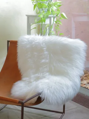 Single Sheepskin Rug  - White (2.5´x 3.5´)