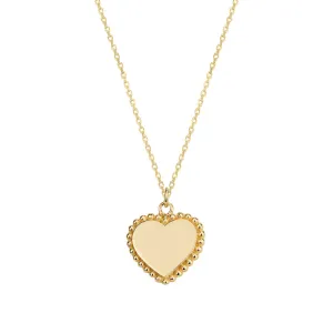 SOLID HEART NECKLACE