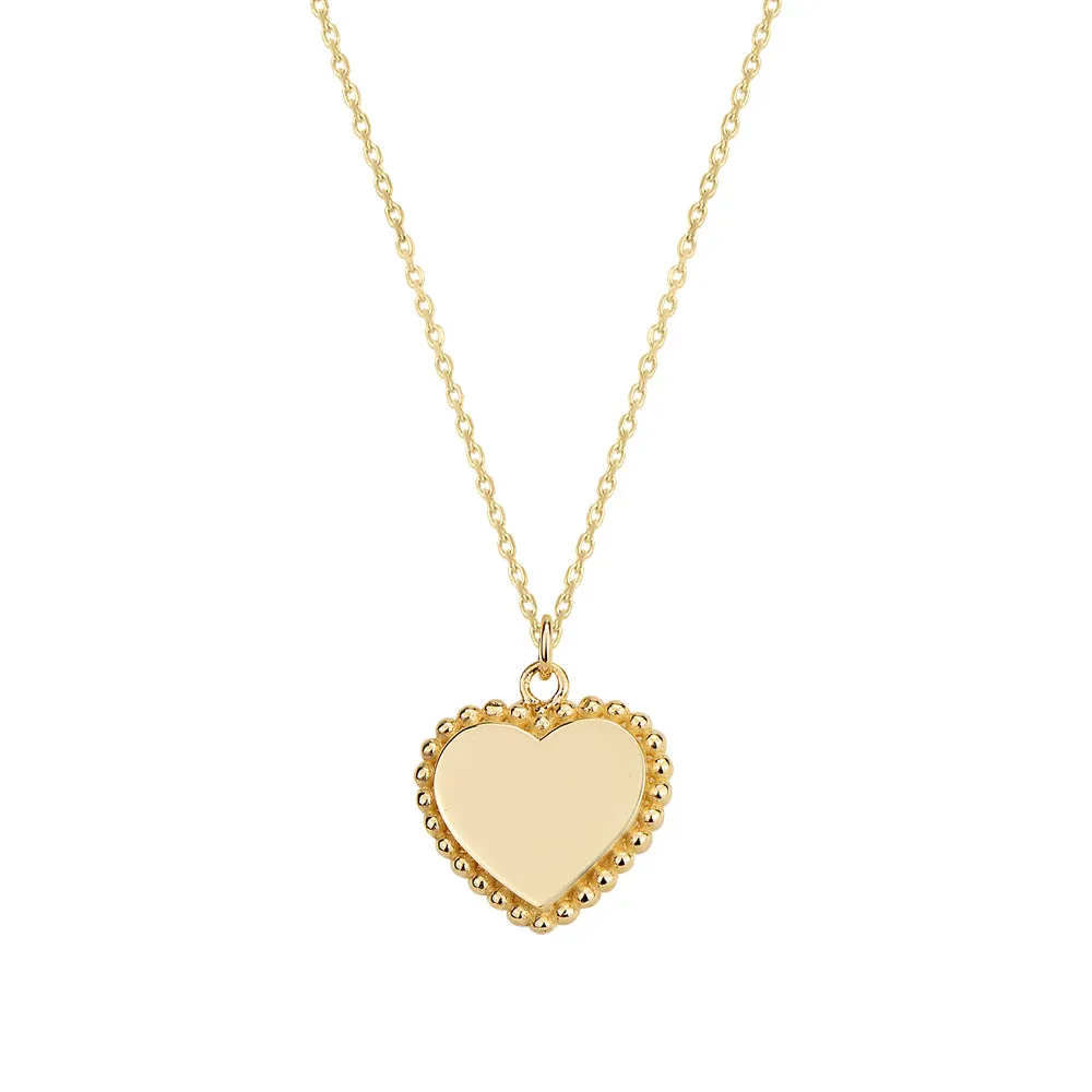 SOLID HEART NECKLACE