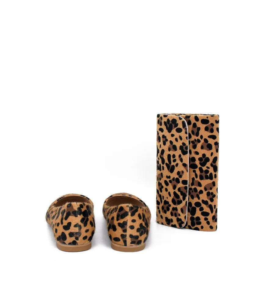 Stylish Leopard Flats and Matching Bag