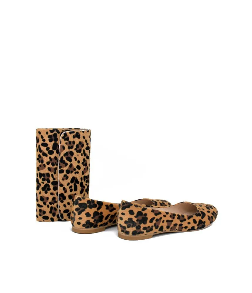 Stylish Leopard Flats and Matching Bag