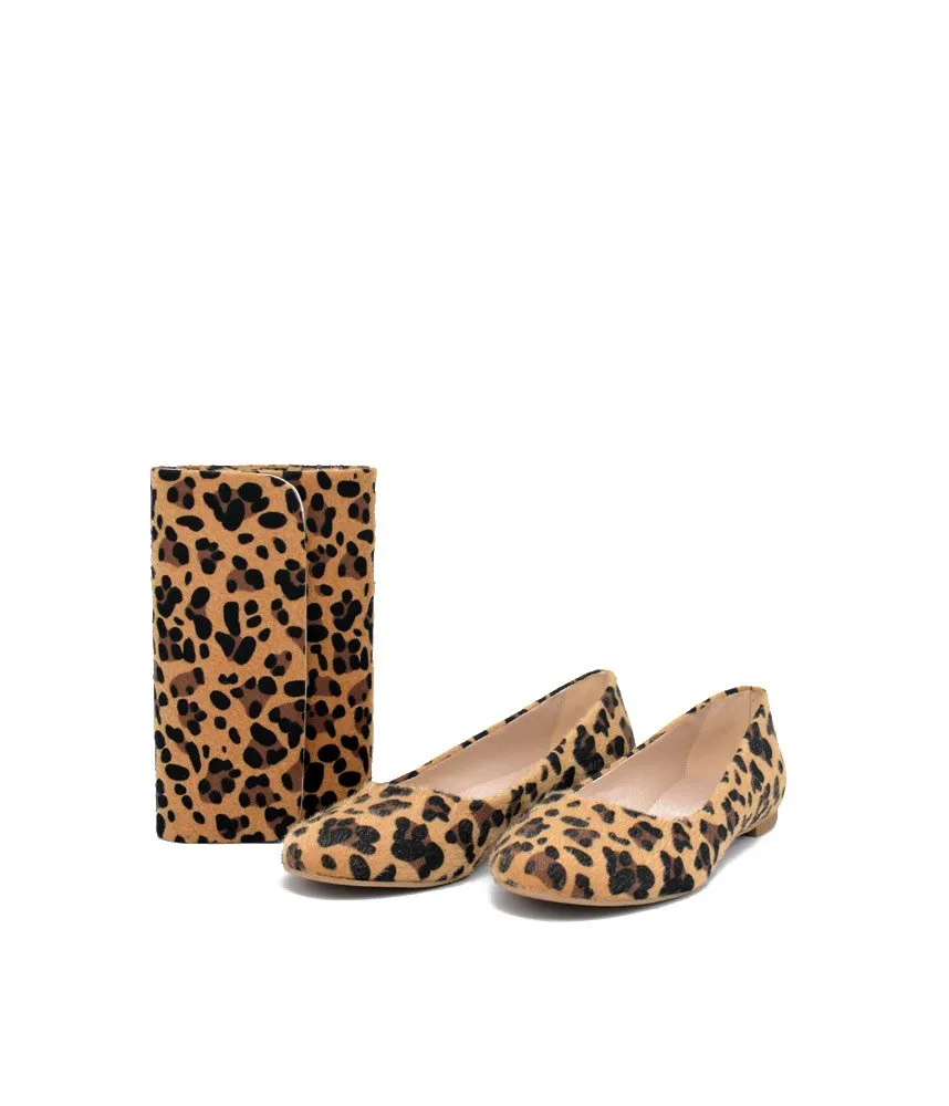Stylish Leopard Flats and Matching Bag