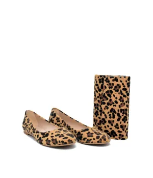 Stylish Leopard Flats and Matching Bag