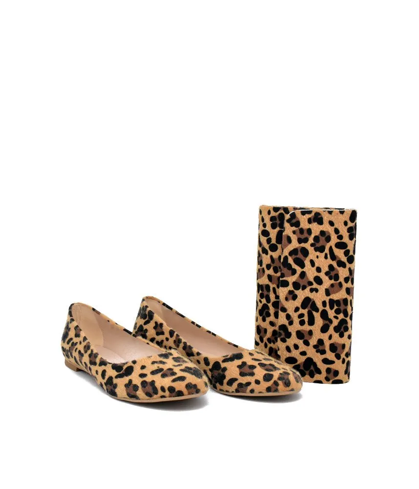 Stylish Leopard Flats and Matching Bag