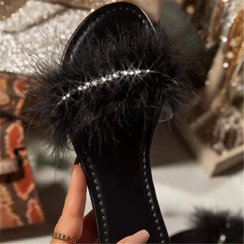 Summer Fluffy slippers