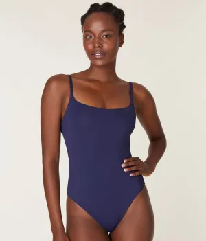 The Jetties One Piece - Eco Nylon - Navy - Long Torso
