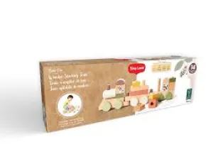 Tiny Love Wooden Staking Train Boho Chic