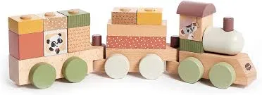 Tiny Love Wooden Staking Train Boho Chic