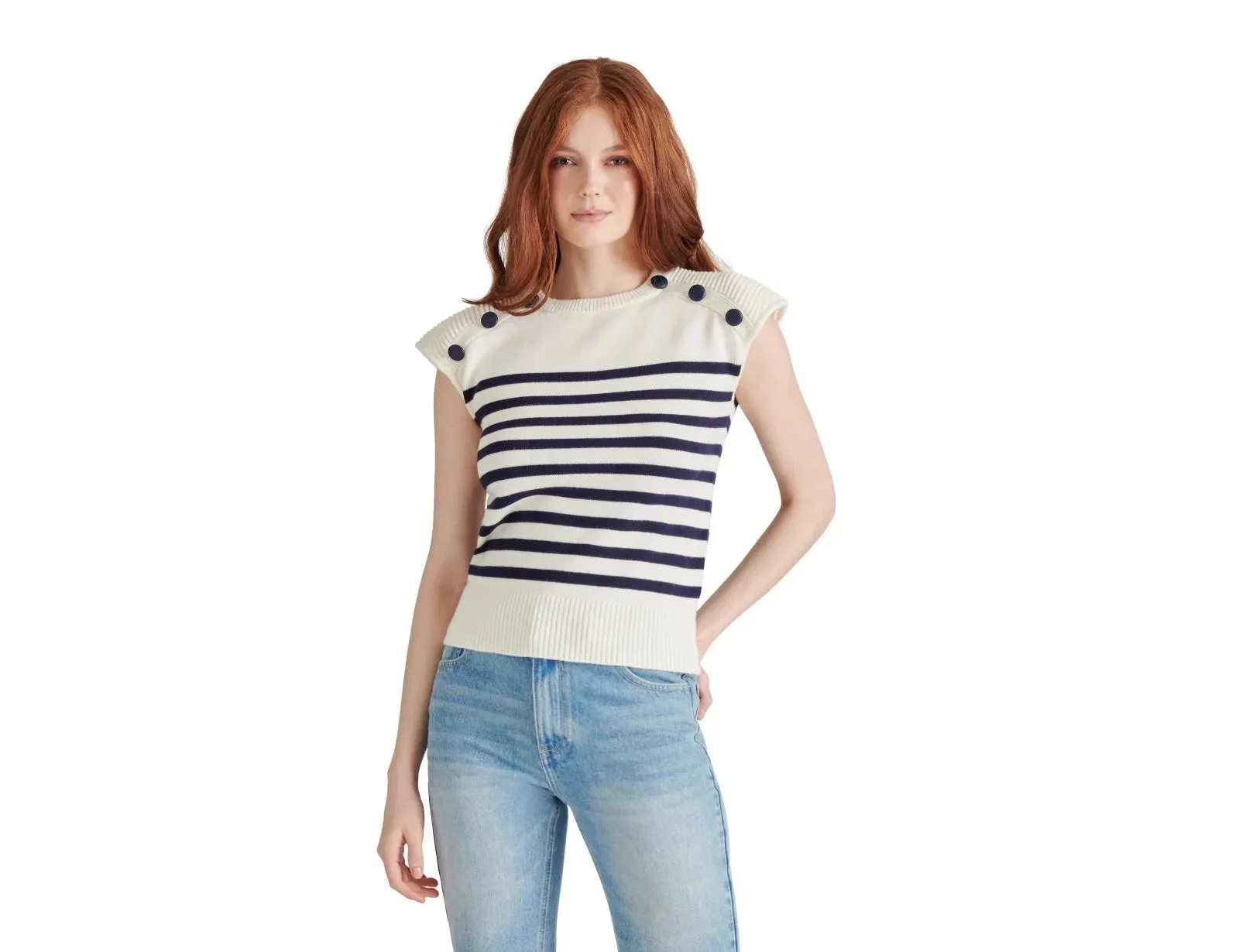 TOMAS SWEATER - IVORY STRIPE