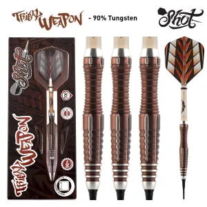 Tribal Weapon 1 Series Soft Tip Dart Set-90% Tungsten Barrels