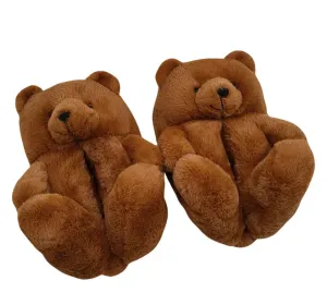 Tuto Teddybear Slippers - Brown