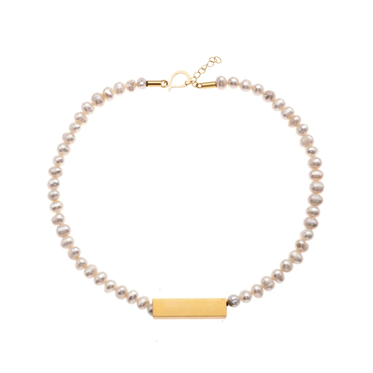 Valerie - Chic pearls necklace and earrings