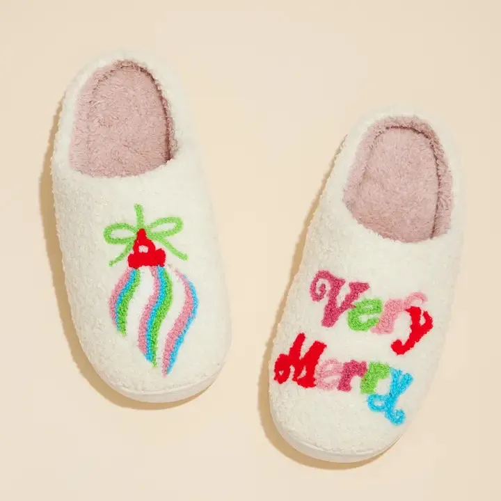 Very Merry Slippers