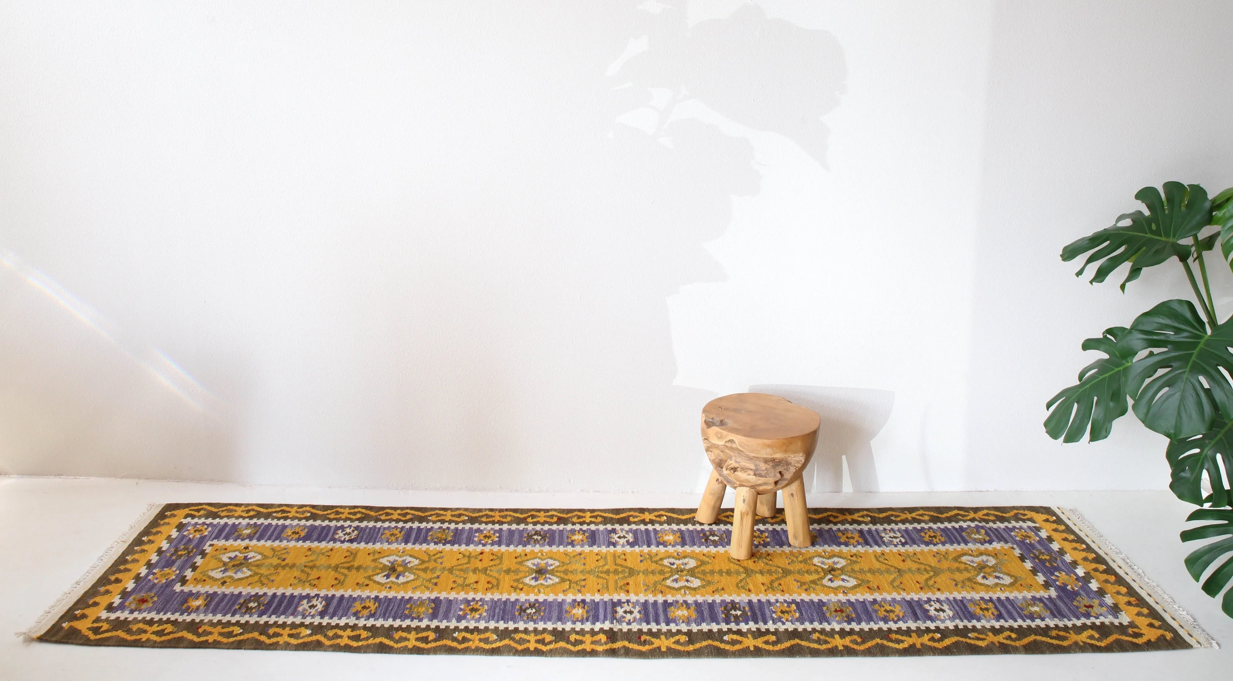 Vintage central Anatolian kilim runner 2'5" x 10'2"