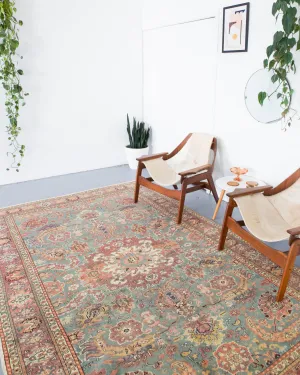 Vintage Turkish Kayseri Rug