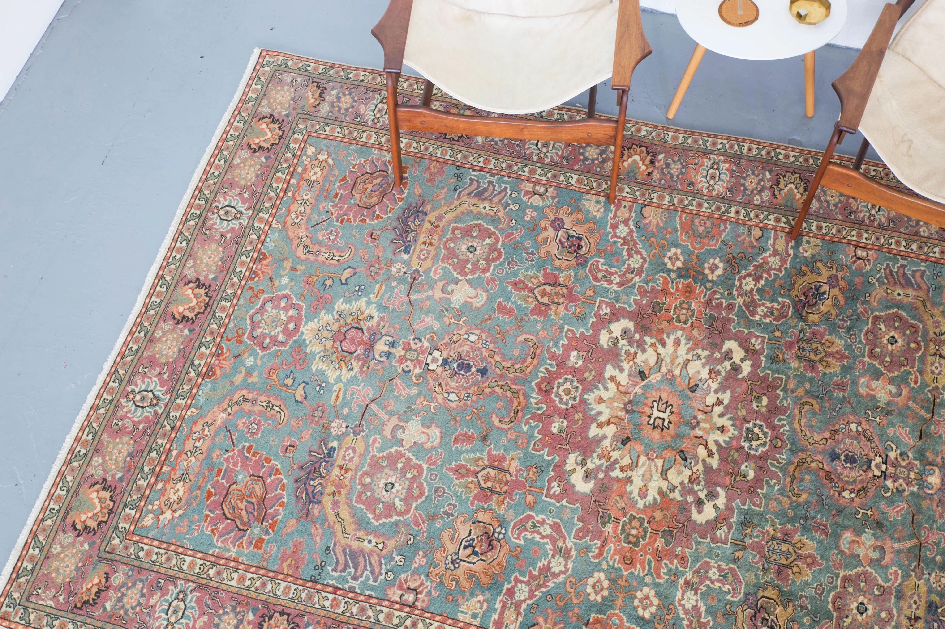 Vintage Turkish Kayseri Rug