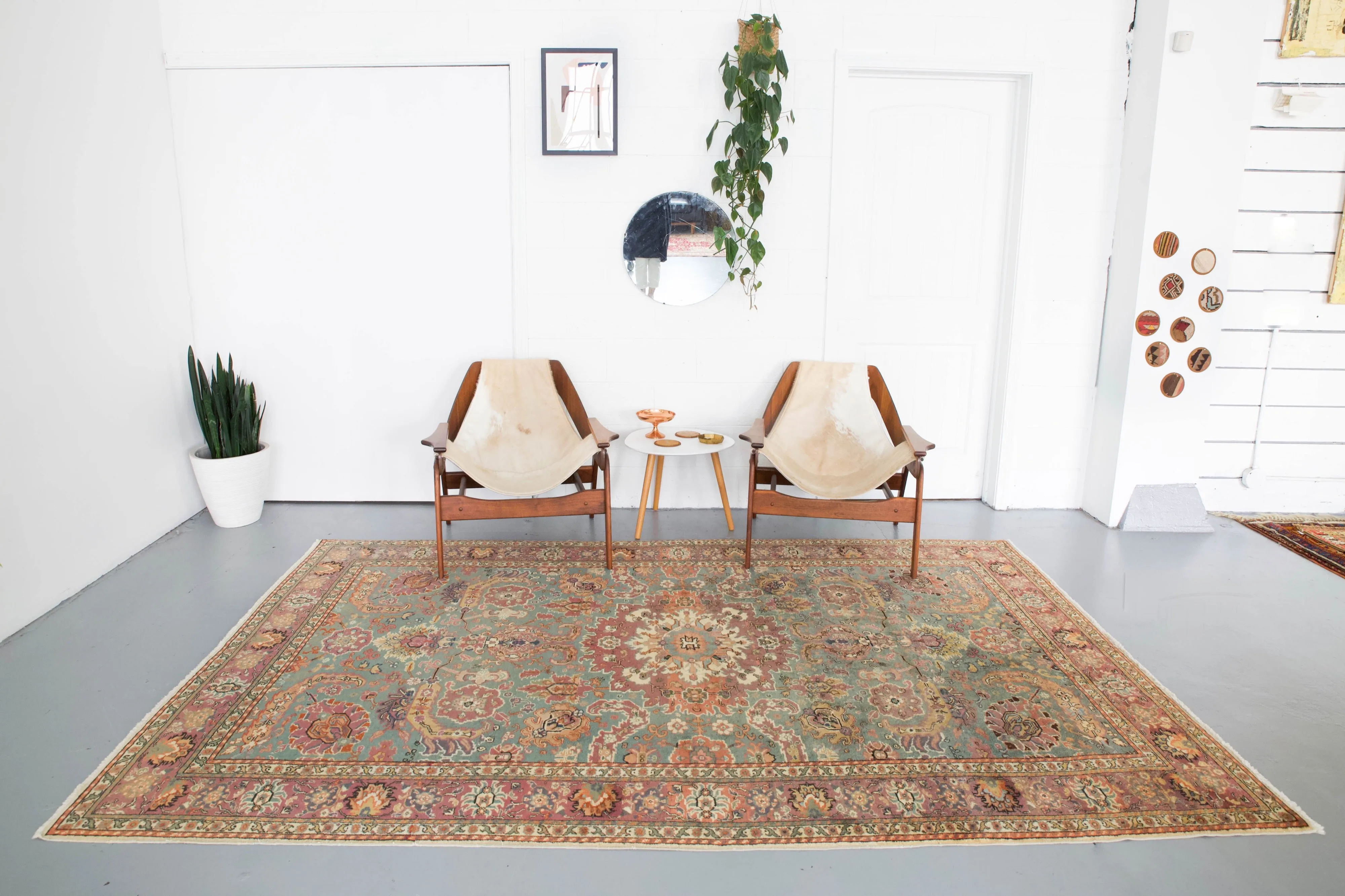 Vintage Turkish Kayseri Rug