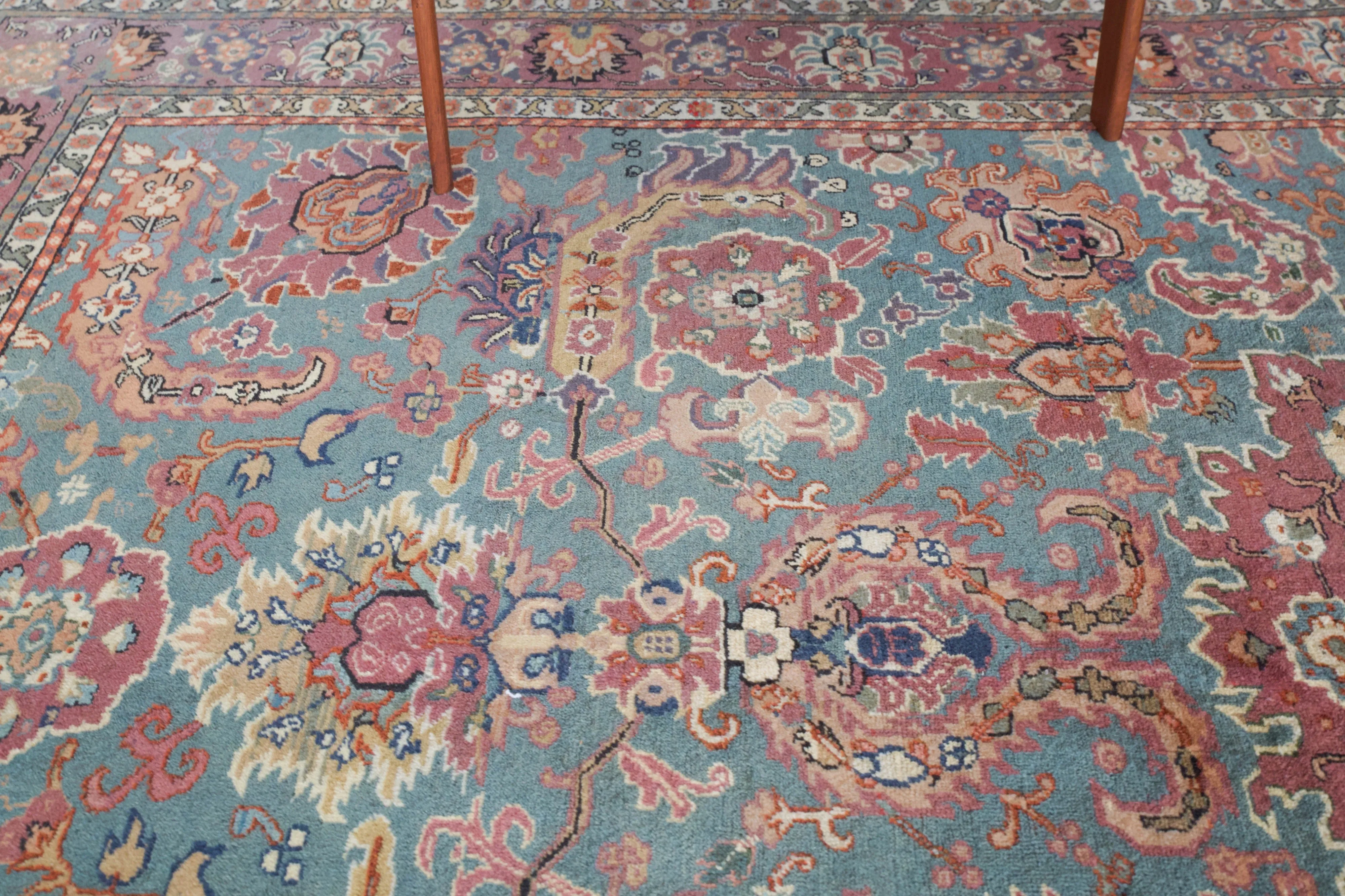 Vintage Turkish Kayseri Rug