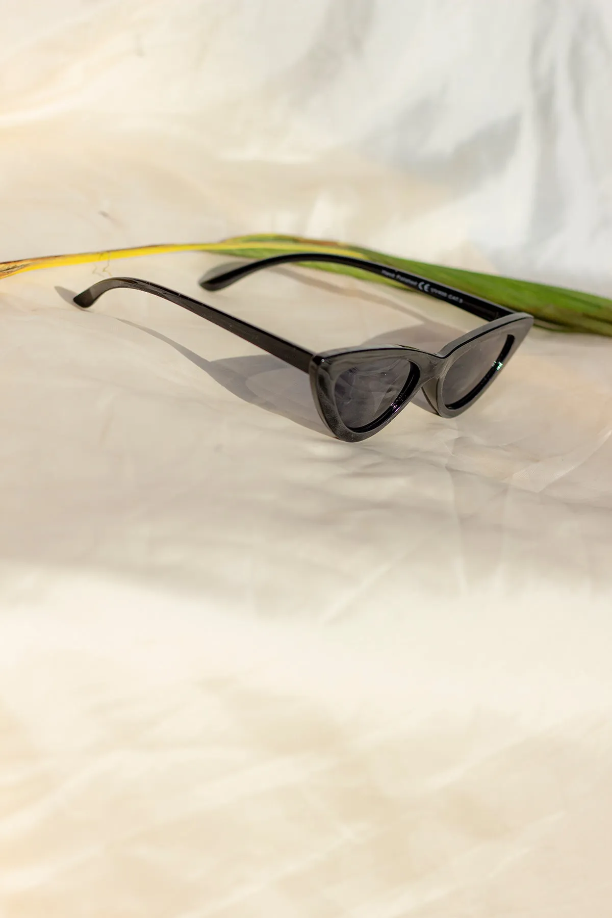 Weighted Cat Eye Sunglasses