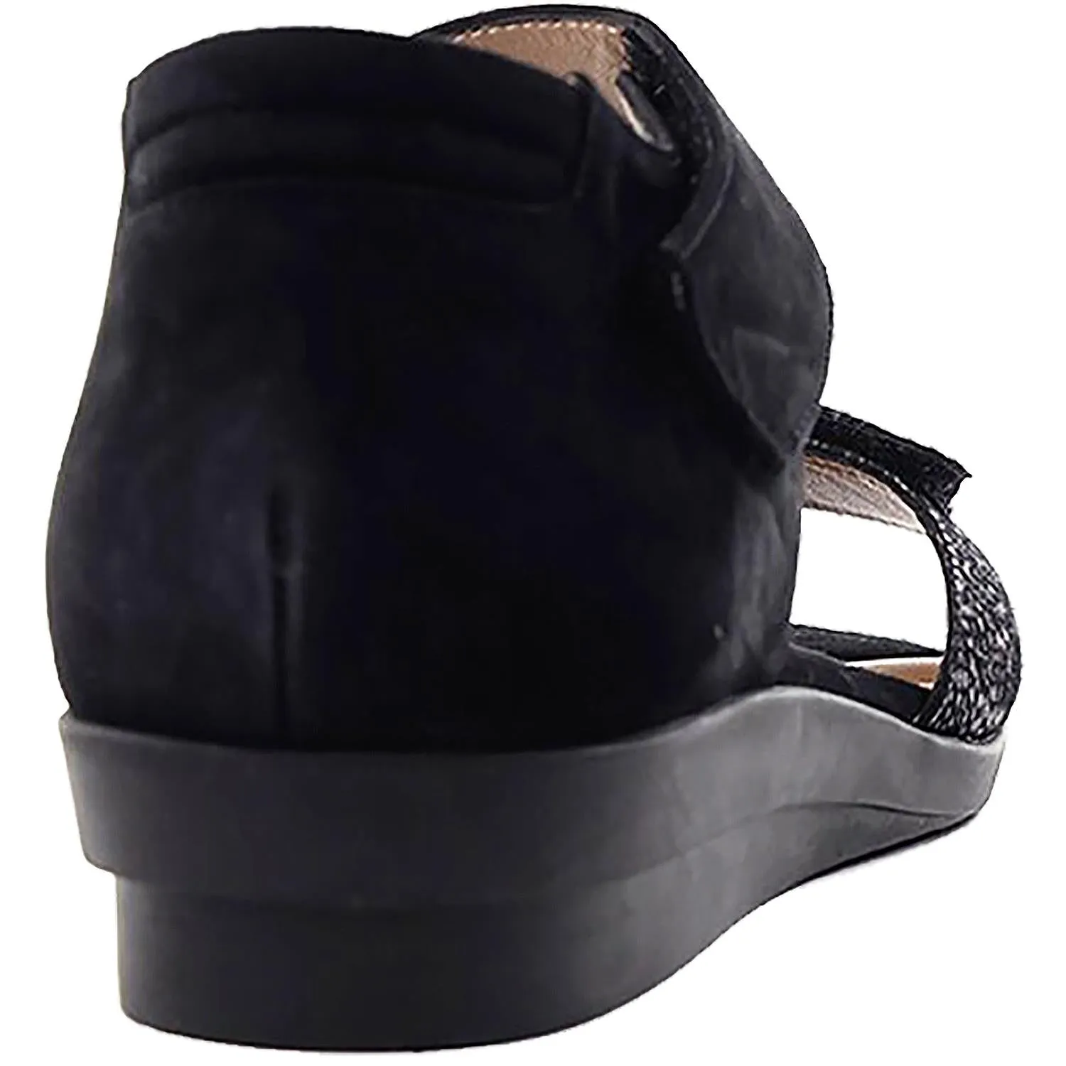 Women's BeautiFeel Dita Black Leo Print Suede