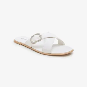 Women’s Buckled Slides
