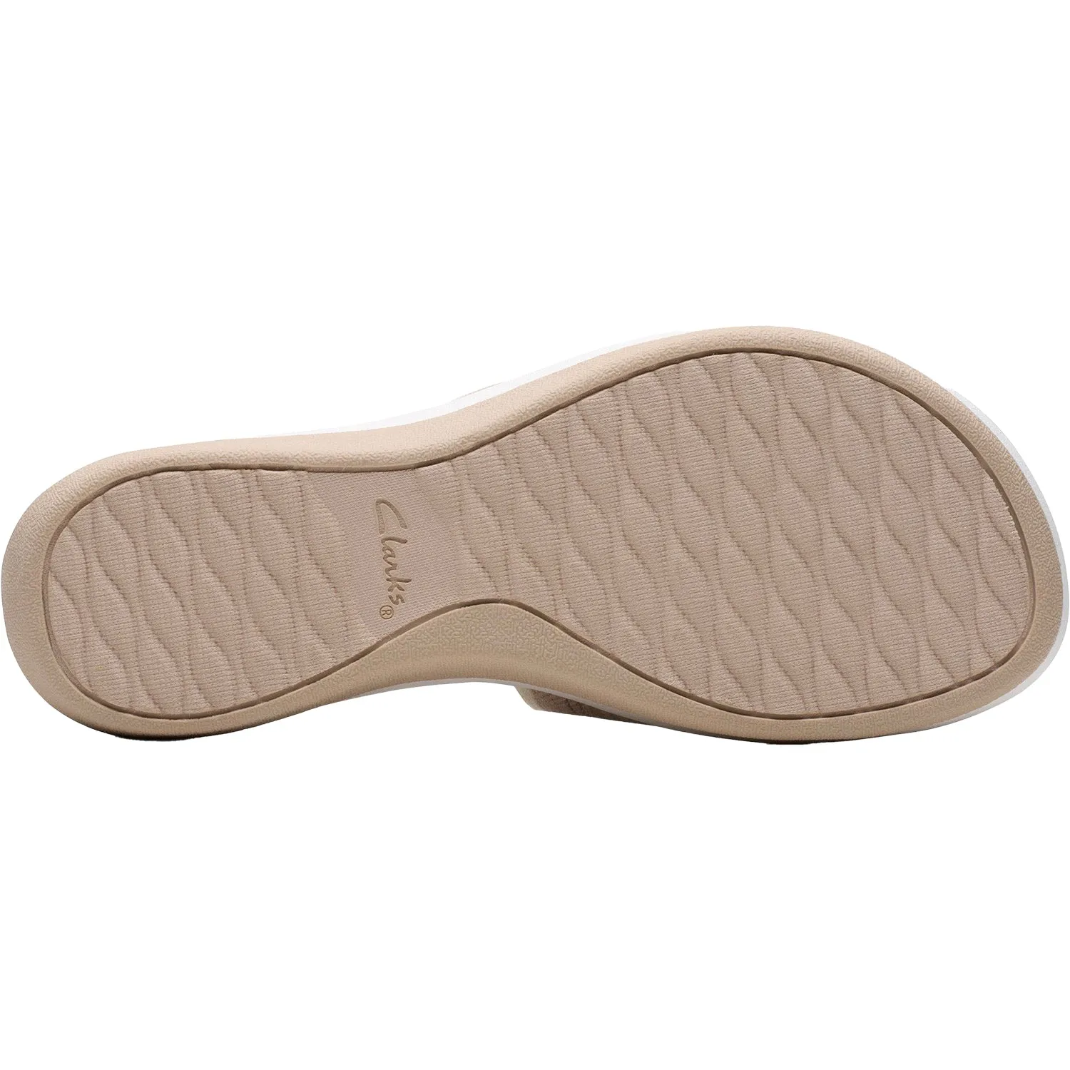Women's Clarks Cloudsteppers Arla Hollis Sand Combi Knit Synthetic