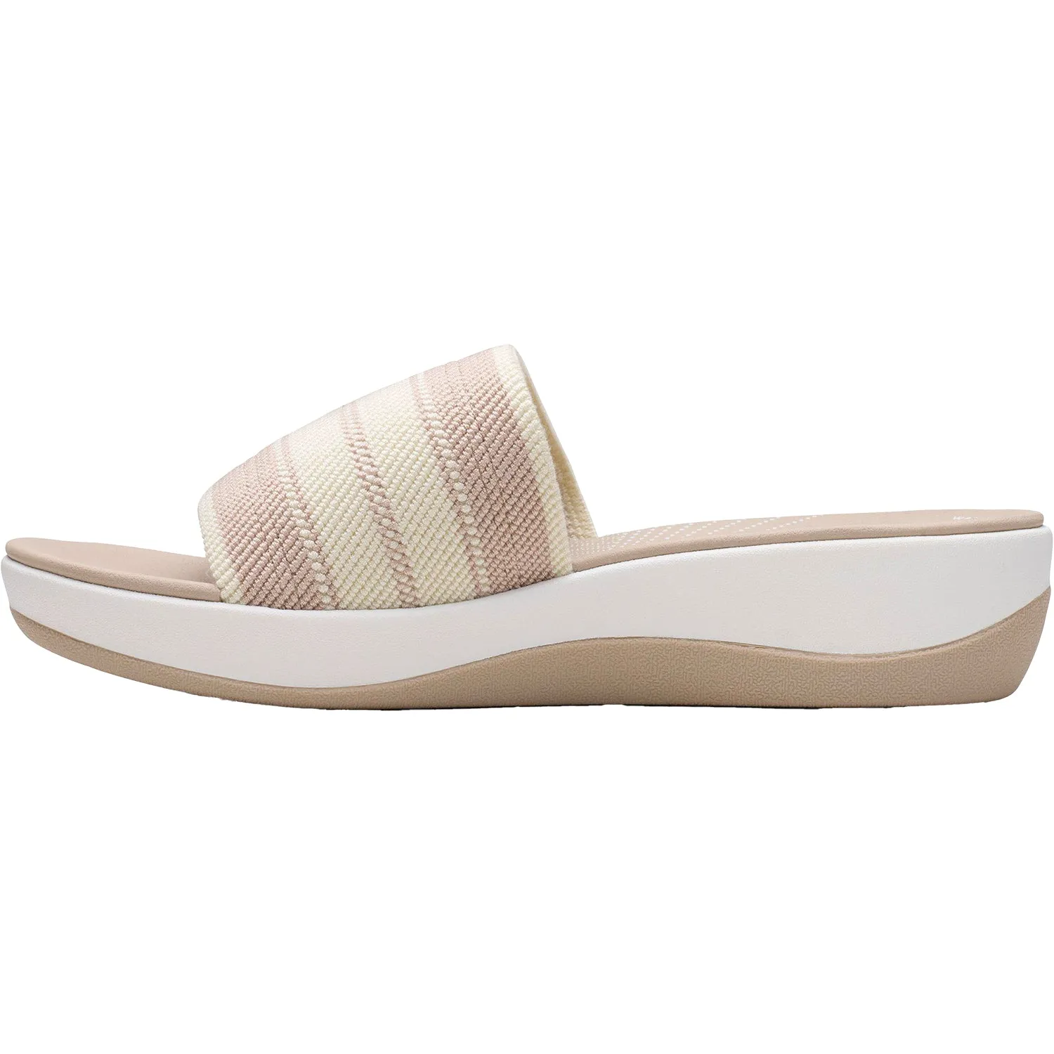 Women's Clarks Cloudsteppers Arla Hollis Sand Combi Knit Synthetic