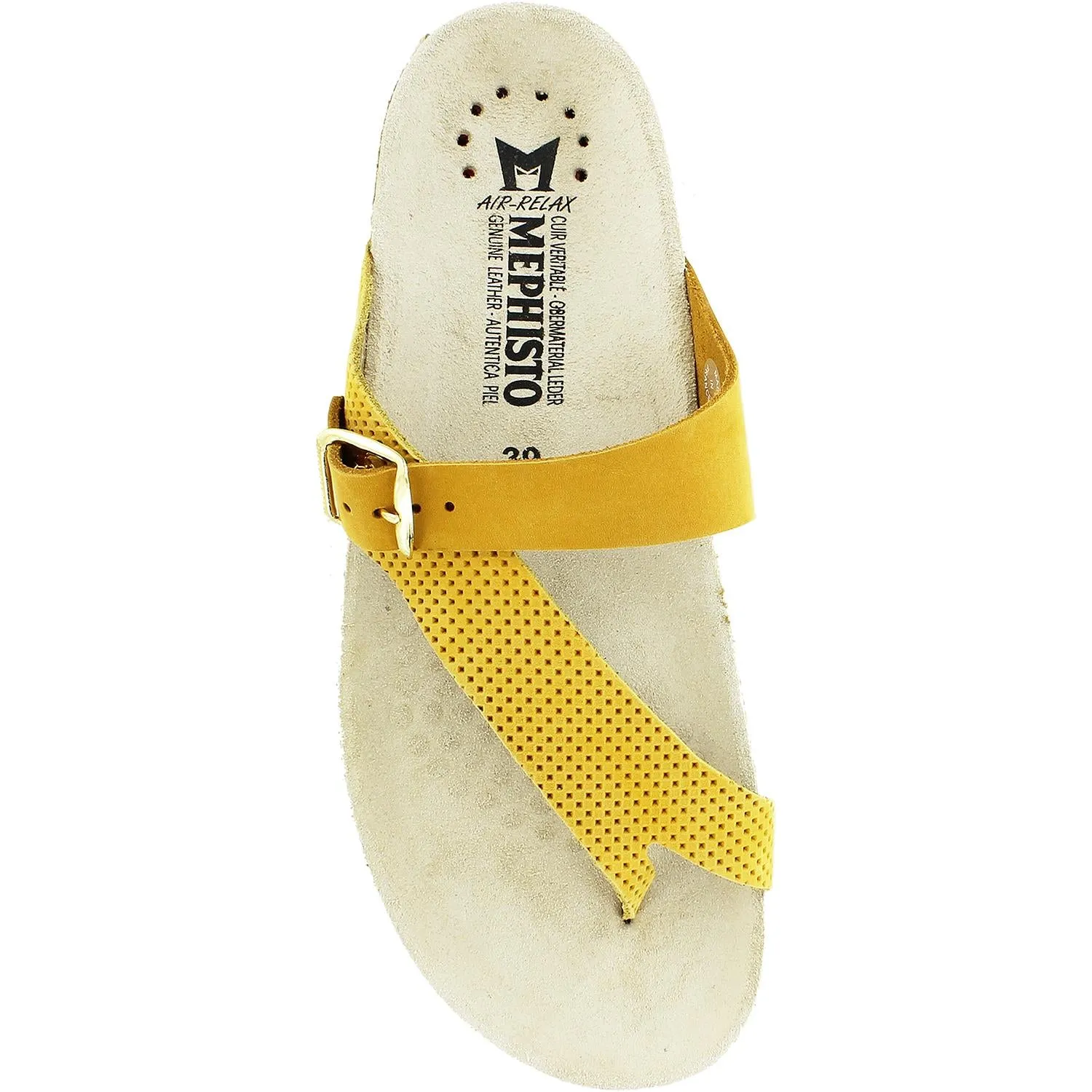 Women's Mephisto Helen Mix Ochre Perf Nubuck