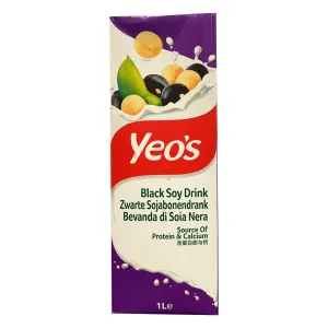 Yeos Black Soy Bean Drink 1L ~ 杨协成黑豆奶 1L