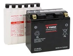 Yuasa Battery Maintenance Free AGM YT14B-BS Part# YUAM624B4