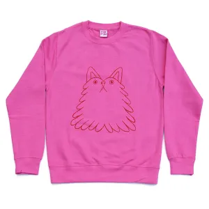 YUK FUN Fluff Buddy Sweatshirt - Pink